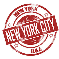 Image showing New York Stamp