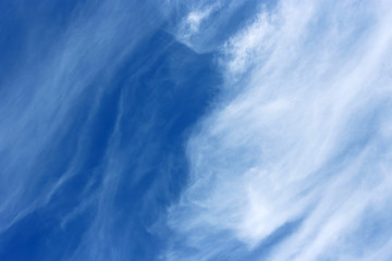 Image showing Blue sky with white clouds