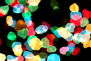 Image showing Abstract colorful lights liquid background