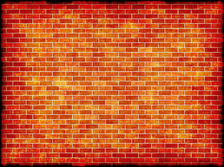 Image showing Grunge brick wall texture