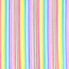 Image showing Bright color wavy lines pattern