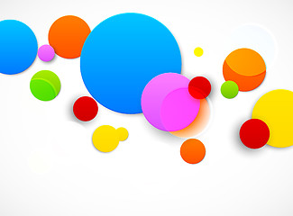 Image showing Colorful circles