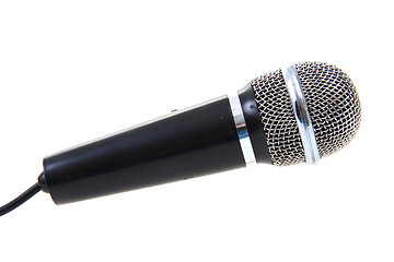 Image showing modern microphone 