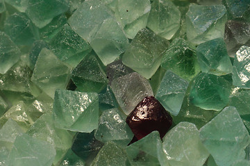 Image showing fluorite mineral background 