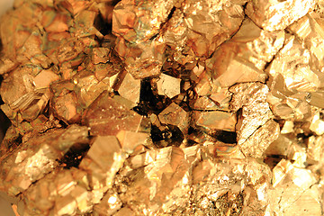 Image showing abstract gold mineral background