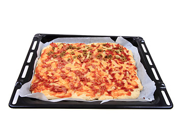 Image showing homemade pizza 