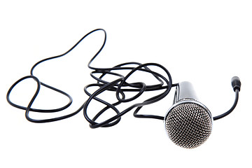 Image showing modern microphone 