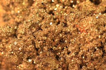 Image showing abstract gold mineral background