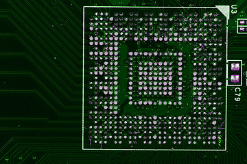 Image showing computer chip texture 