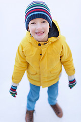 Image showing boy ice skating