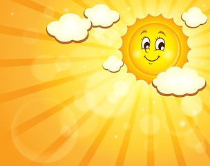 Image showing Image with happy sun theme 3