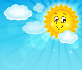 Image showing Image with happy sun theme 1