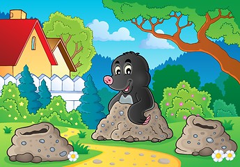 Image showing Happy mole theme image 2