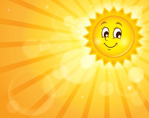 Image showing Image with happy sun theme 2