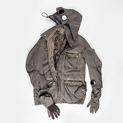 Image showing Parka Jacket on White Background