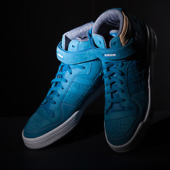 Image showing blue trainers