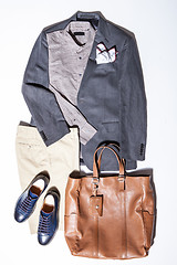 Image showing Still life of street style man. 