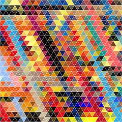 Image showing colored triangles