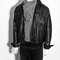 Image showing mannequin dressed in male clothes