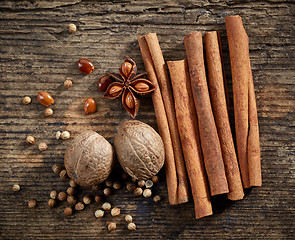 Image showing various spices