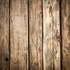 Image showing wooden wall background