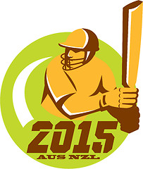 Image showing Cricket 2015 Australia New Zealand Circle