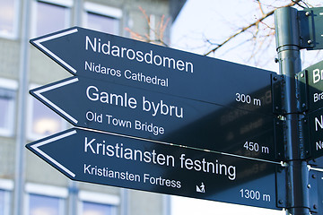 Image showing Direction Nidaros Cathedral