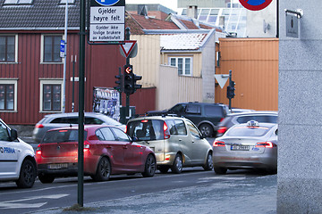 Image showing Traffic Que