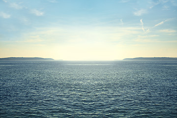 Image showing Peaceful seascape at midday