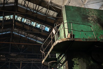 Image showing Industrial machine  in the factory