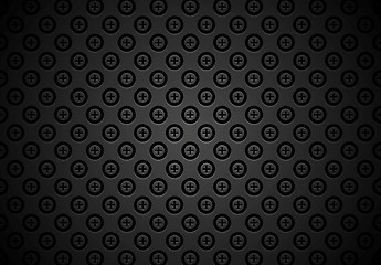 Image showing Black abstract vector background