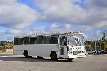 Image showing Classic Scania Lahti 20 Bus Departs