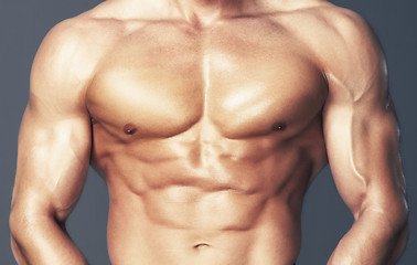 Image showing Body of muscular man