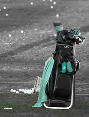 Image showing Golf: Aqua Green is cool