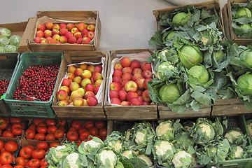 Image showing vegetable market 