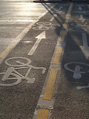 Image showing runway of bicycle