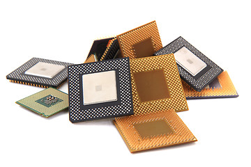 Image showing group of micoprocessors 