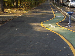 Image showing runway of bicycle