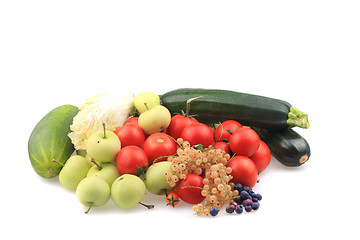 Image showing fruit and vegetable from small farm 