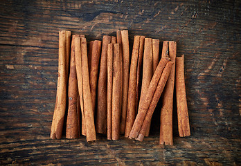 Image showing cinnamon sticks