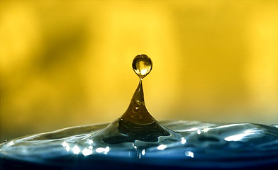 Image showing Beautiful like frozen water drop