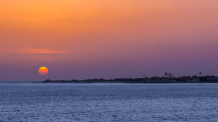 Image showing Dakar Sunset