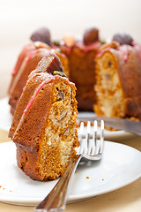 Image showing chestnut cake bread dessert