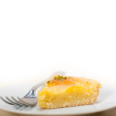 Image showing fresh pears pie dessert cake 