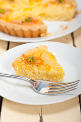 Image showing fresh pears pie dessert cake 