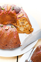 Image showing chestnut cake bread dessert