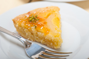 Image showing fresh pears pie dessert cake 