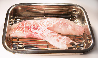 Image showing Raw fish fillet