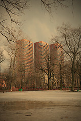 Image showing Springtime in Moscow. Park 