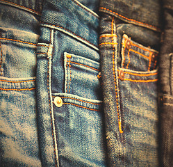 Image showing jeans on display